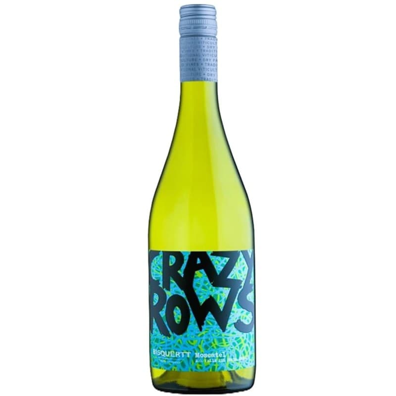 Imagen de VINO CRAZY ROWS BISQUERTT MOSCATEL 750 ML