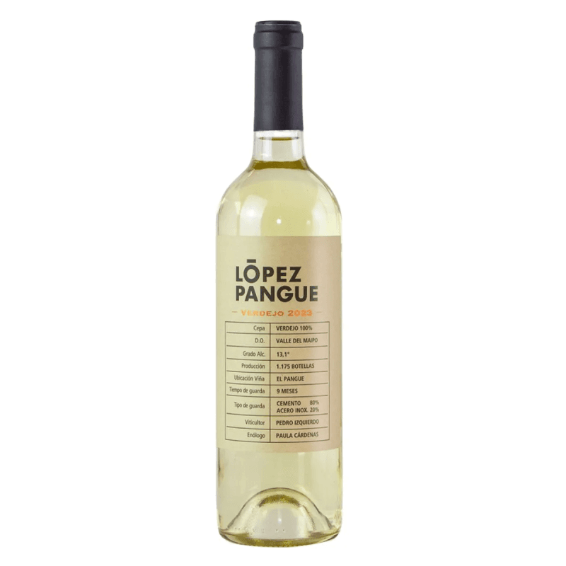 Imagen de VINO BLANCO LOPEZ PANGUE VERDEJO 750 ML