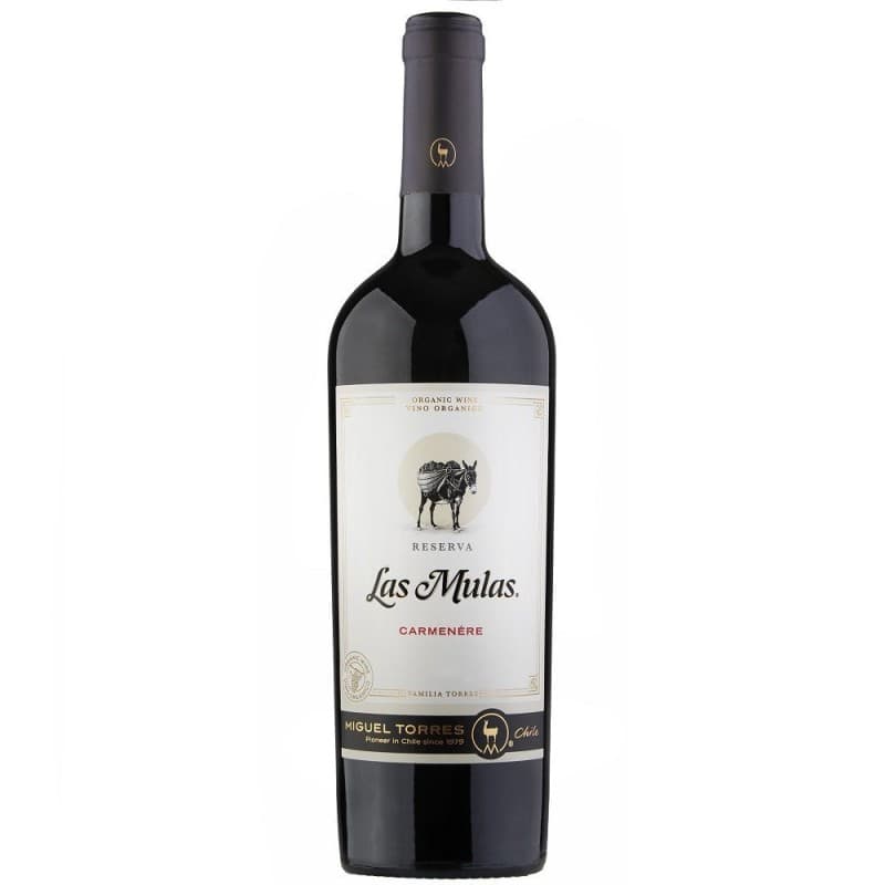 Imagen de VINO LAS MULAS RESERVA CARMENERE 750CC