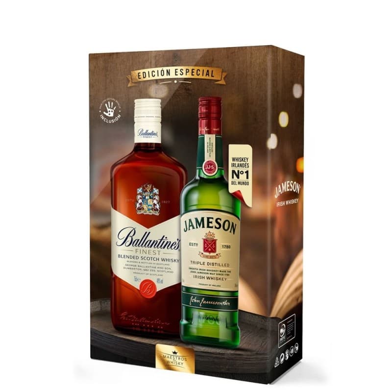 Imagen de OFERTA WHISKY BALLANTINES 750CC + JAMESON 750CC