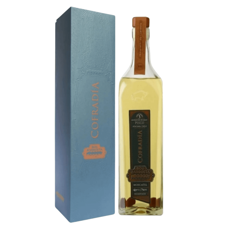 Imagen de PISCO RSVA BOU BARROETA COFRADIA 40 GR. 3 AÑOS
