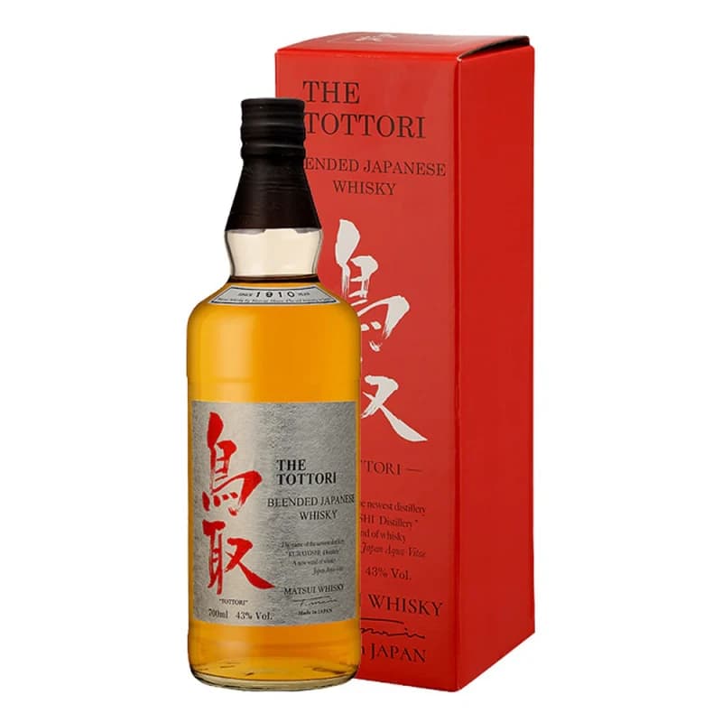 Imagen de WHISKY TOTTORI BLENDED ROJO 700 ML 43 GL