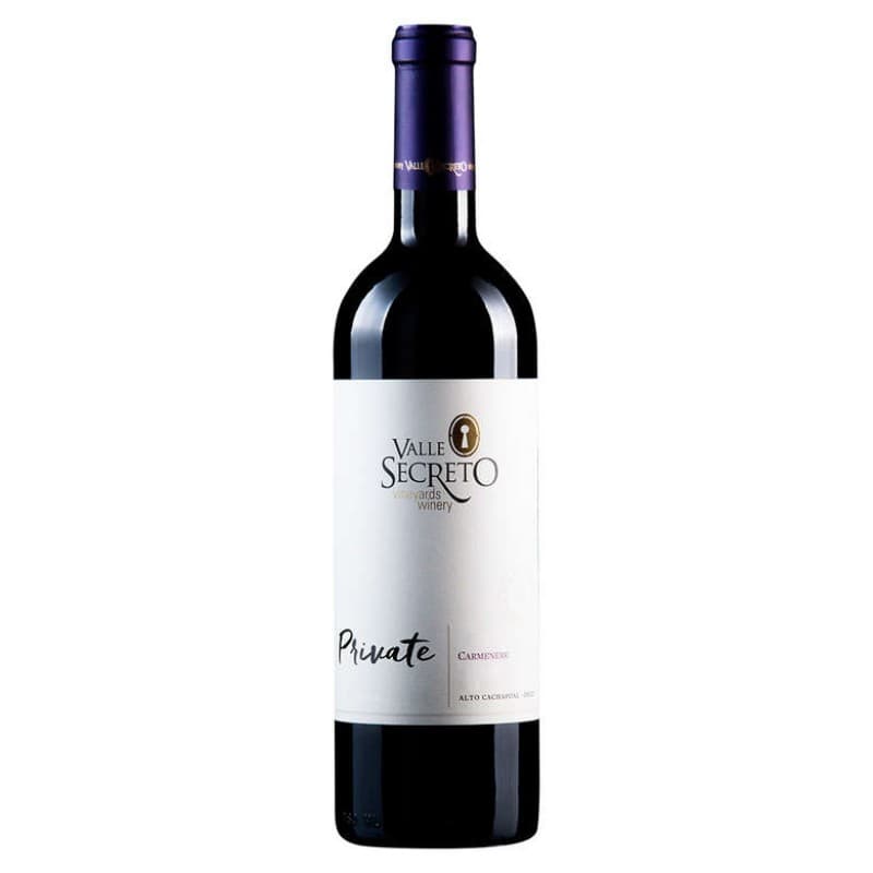 Imagen de VINO SECRETO DEL VALLE CARMENERE PRIVATE 750 ML