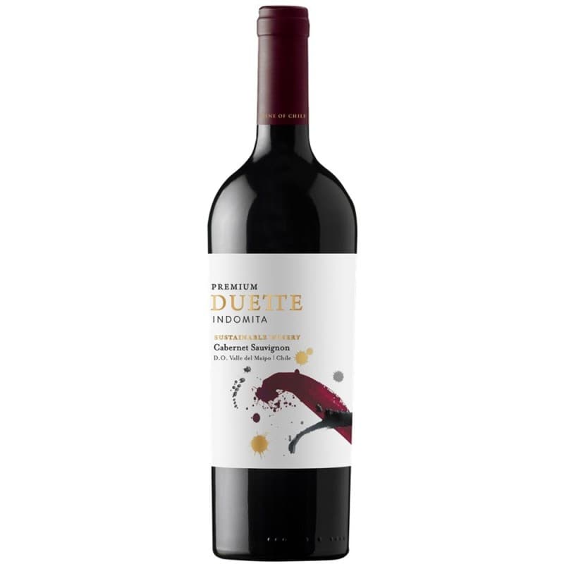 Imagen de VINO INDOMITA DUETTE CABERNET SAUVIGNON 750 ML