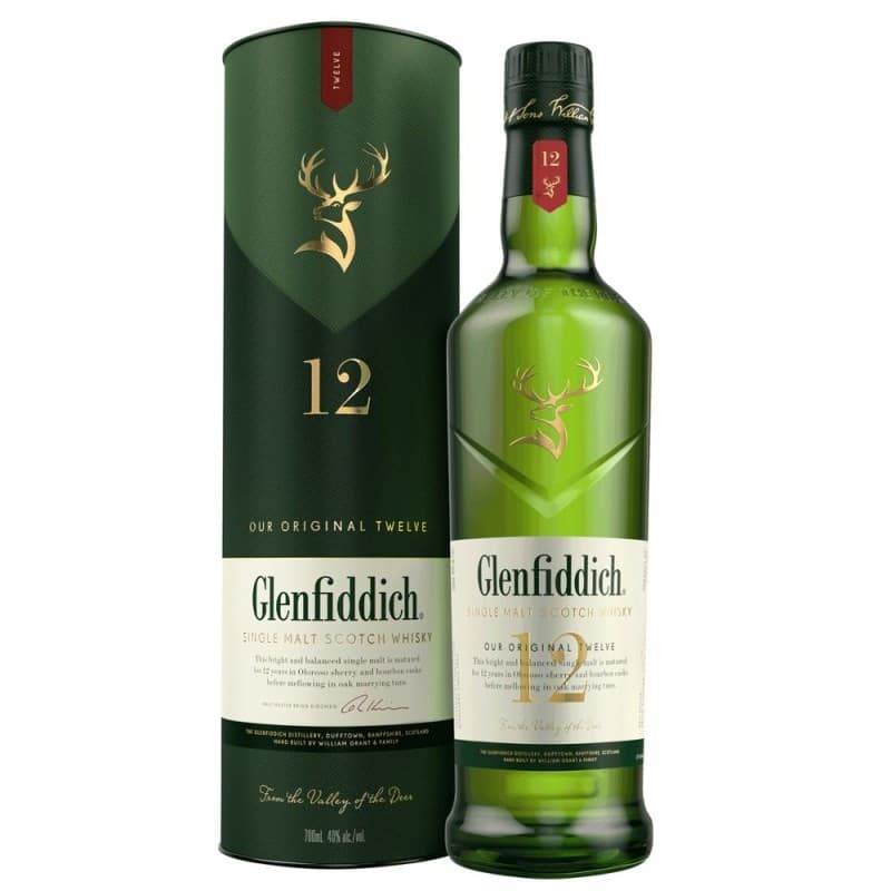 Imagen de WHISKY GLENFIDDICH 12 AÑOS 750CC 35G