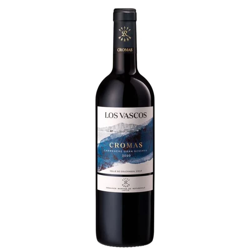 Imagen de VINO LOS VASCOS-CROMAS CARMENERE GRAN RESERVA 750ML.