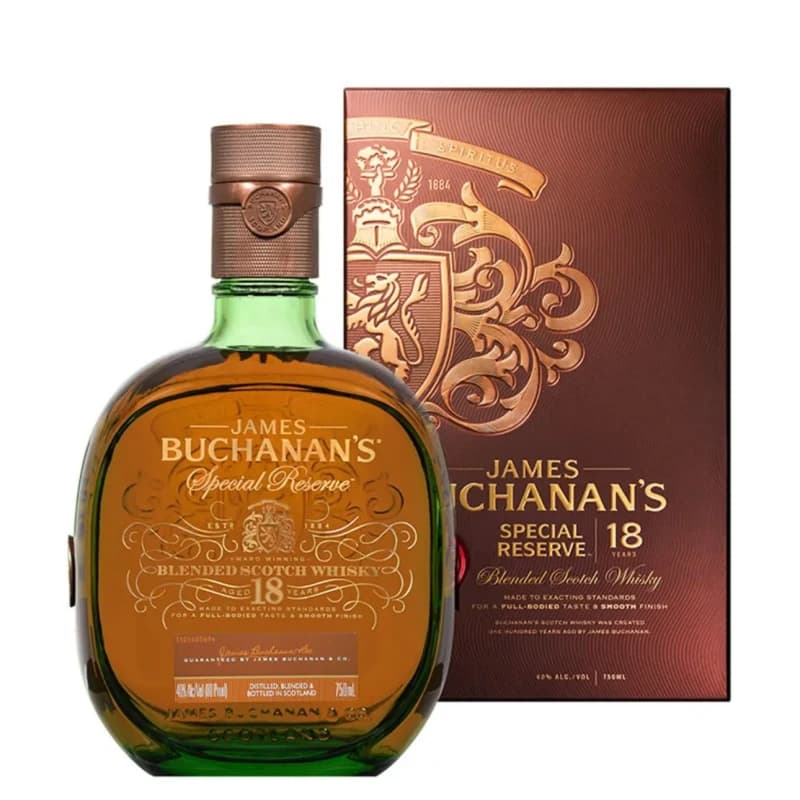 Imagen de WHISKY JAMES BUCHANAN'S SPECIAL RESERVE 18 AÑOS 750 ml