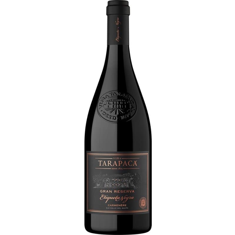 Imagen de VINO TARAPACA GRAN RESERVA ET. NEGRA CARMENERE 750 cc
