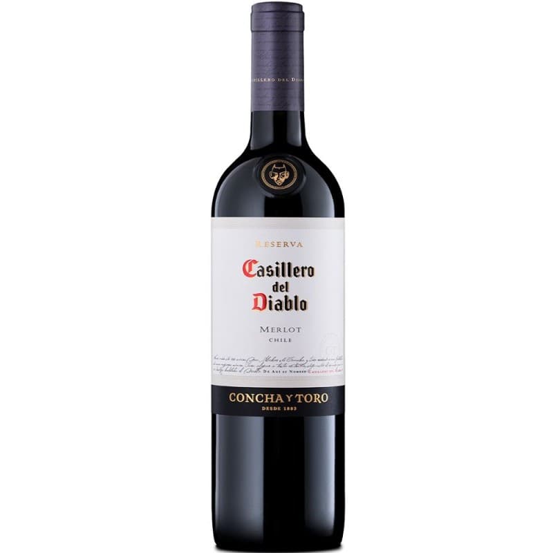 Imagen de VINO CASILLERO DEL DIABLO RESERVA MERLOT 750CC