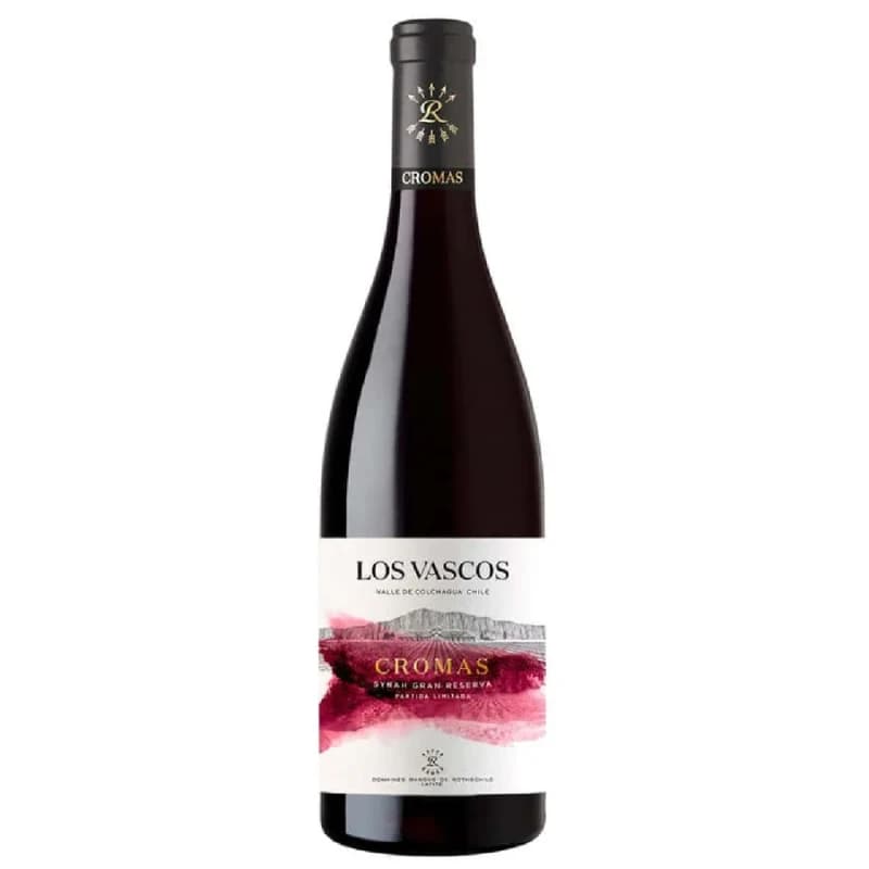 Imagen de VINO LOS VASCOS-CROMAS SYRAH GRAN RESERVA 750ML.