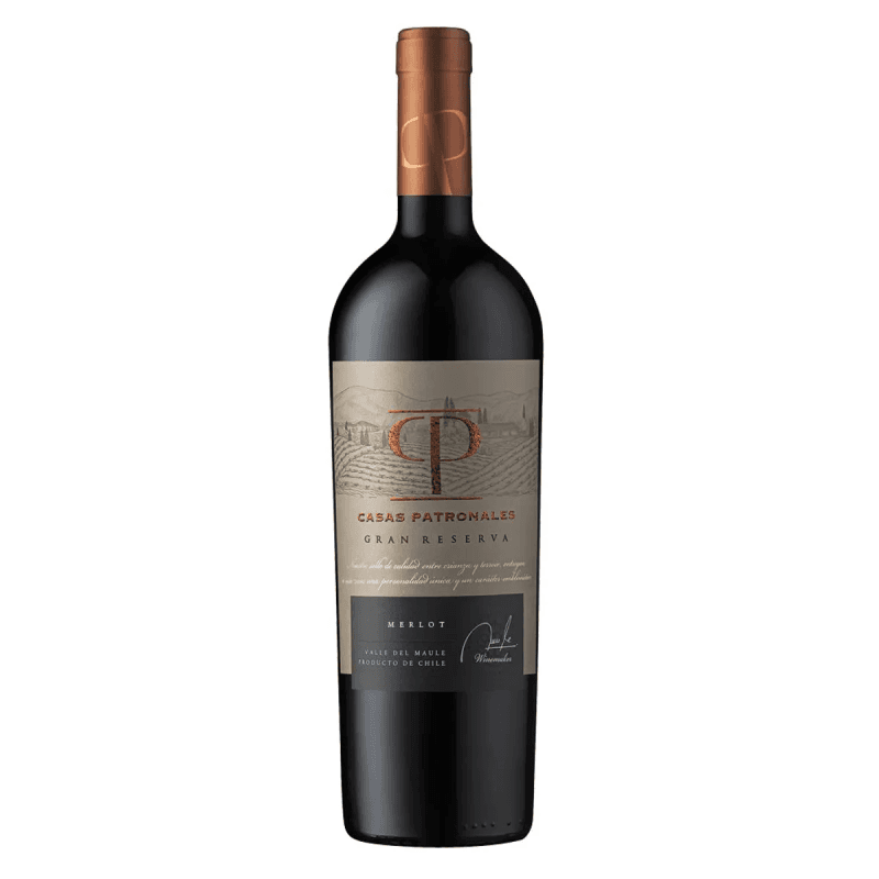 Imagen de VINO CASAS PATRONALES GRAN RESERVA MERLOT 750 ML
