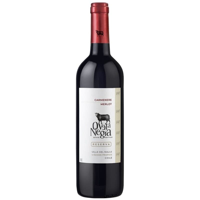 Imagen de VINO OVEJA NEGRA RVA. CARMENERE/MERLOT 750ML