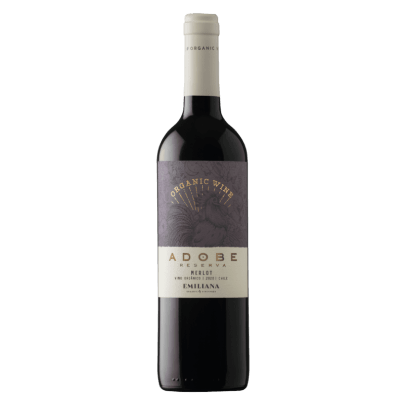 Imagen de VINO ADOBE ORGANICO MERLOT 750ML