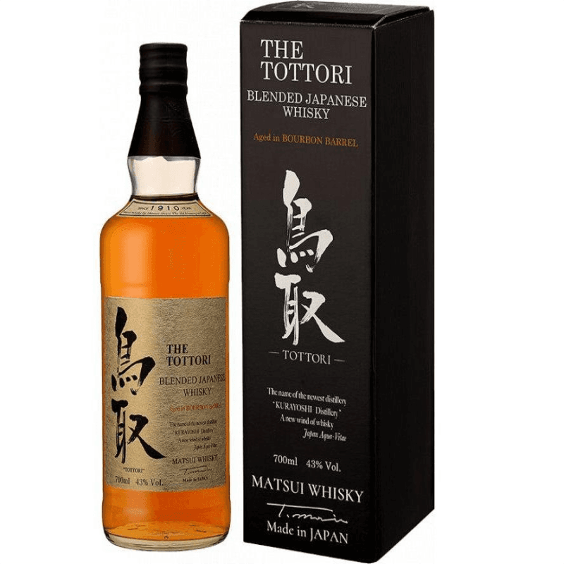Imagen de WHISKY BLENDED THE TOTTORI EX BOURBON BARREL 700 ML 43 GL