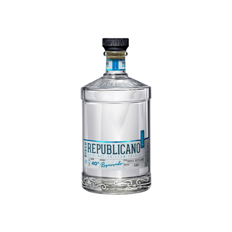Imagen de PISCO REPUBLICANO MOSCATEL TRIPLE DEST. RSVA 40 GR 750 ML