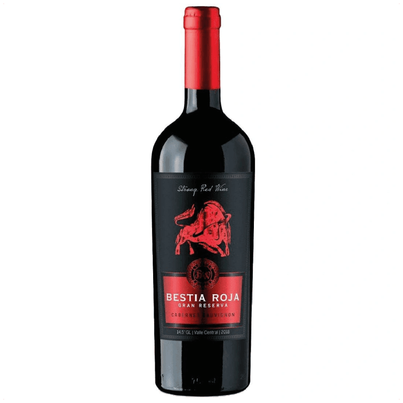 Imagen de VINO BESTIA ROJA GRAN RESERVA CABERNET SAUVIGNON 750ML