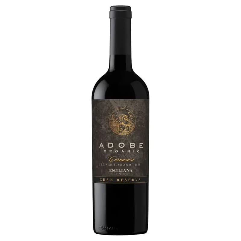 Imagen de VINO ADOBE ORGANIC CARMENERE GRAN RESERVA 750CC
