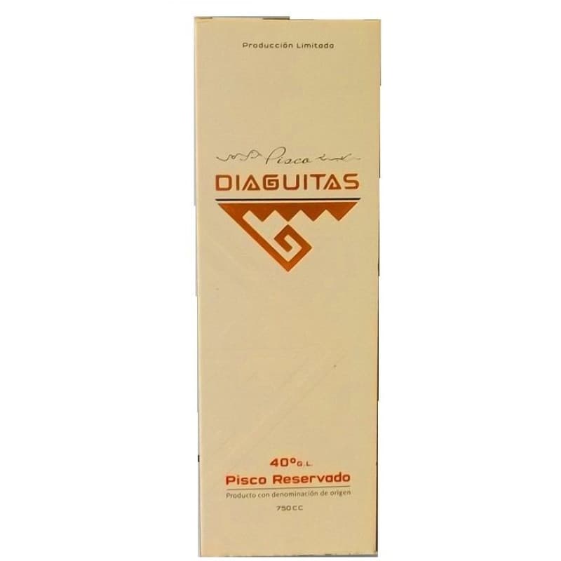 Imagen de PISCO DIAGUITAS 40º RESERVADO 750ML