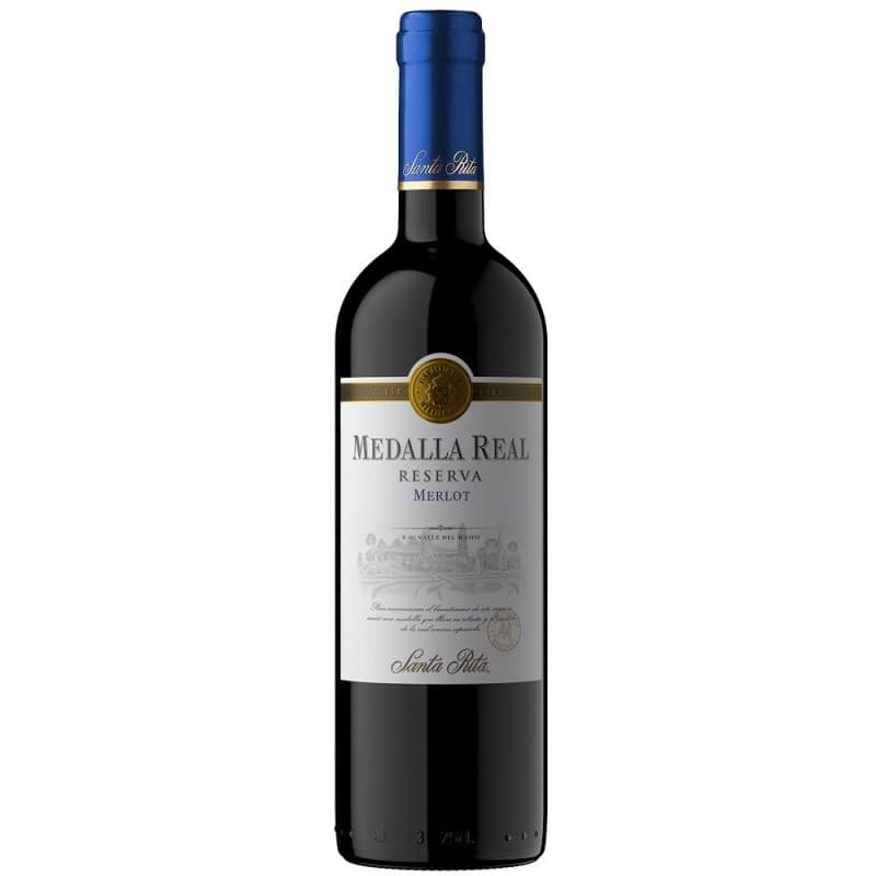 Imagen de VINO MEDALLA REAL RESERVA MERLOT 750CC