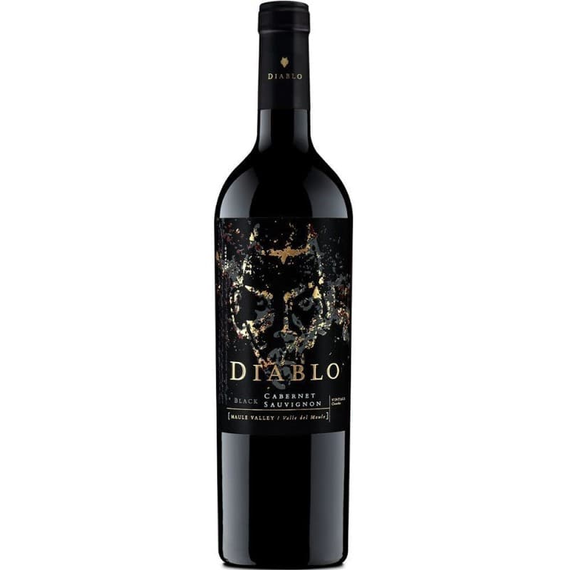 Imagen de VINO DIABLO BLACK CABERNET SAUVIGNON 750ML