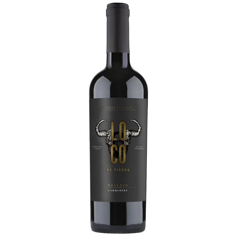 Imagen de VINO LOCO DE PIEDRA RESERVA CARMENERE 750 CC