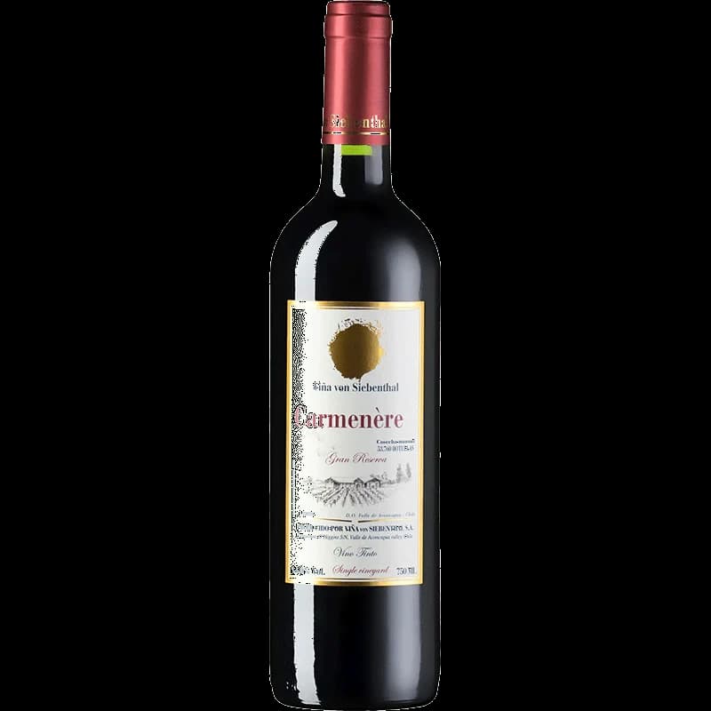 Imagen de VINO VON SIEBENTHAL CARMENERE GRAN RESERVA 750 ML