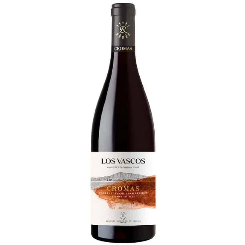 Imagen de VINO LOS VASCOS - CROMAS GRAN RESERVA CABERNET FRANC 750ML