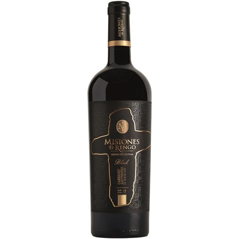 Imagen de VINO MISIONES DE RENGO BLACK CABERNET SAUV 750ML